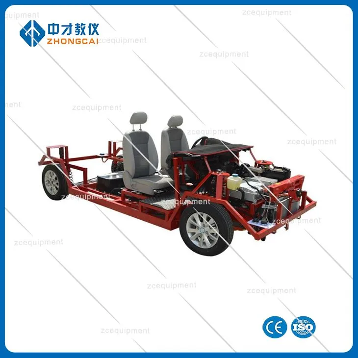 Gyriant Olwyn 4 Siasi Peiriant Gyda System Goleuadau Gweithio